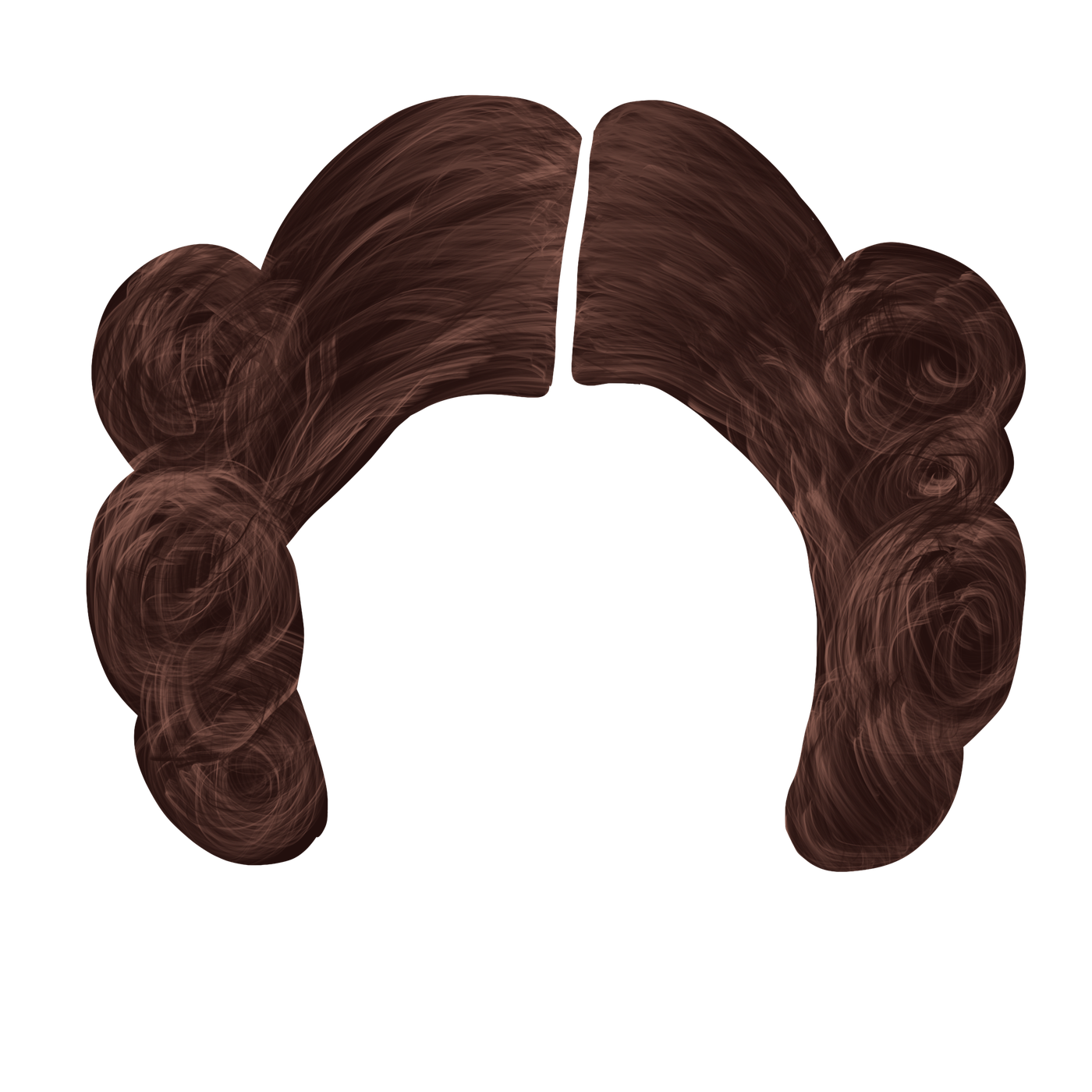 Leia buns illustration